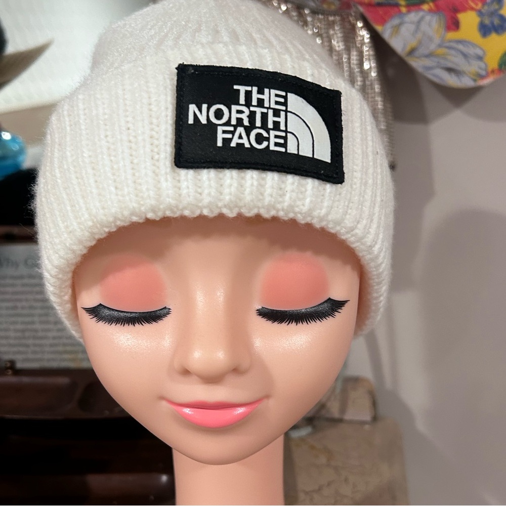 The North Face Kids Ivory Knit Beanie